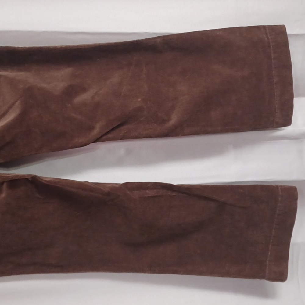 Flamingals Brown Corduroy High Rise Straight/Wide Leg Pants Made For Curves New - Picture 12 of 15